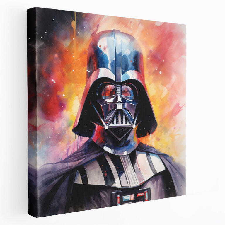 Darth Vader Canvas Print - Darth Vader, Vulnerability, Light And Dark Tones, Darth Vader