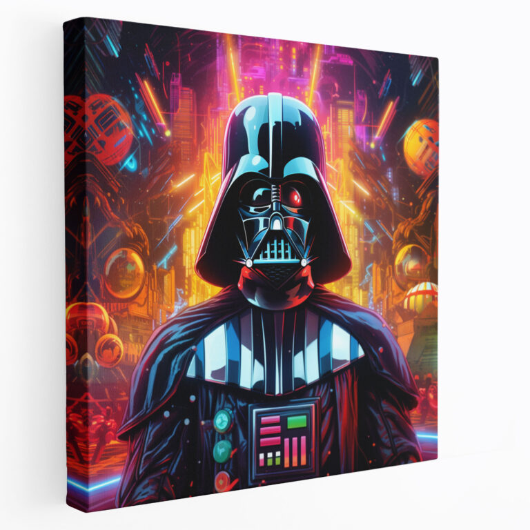 Darth Vader Canvas Print - Darth Vader, Wall Decoration, Sci-Fi Atmosphere, Canvas