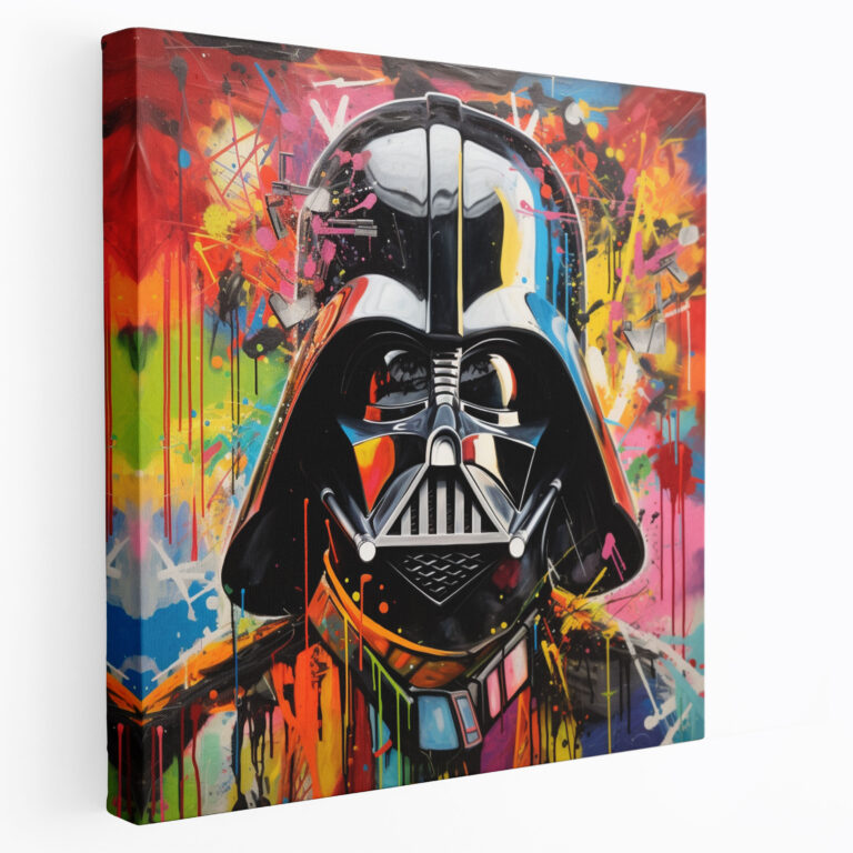 Darth Vader Graffiti Canvas Print - Darth Vader, Canvas, Darth Vader, Canvas Print