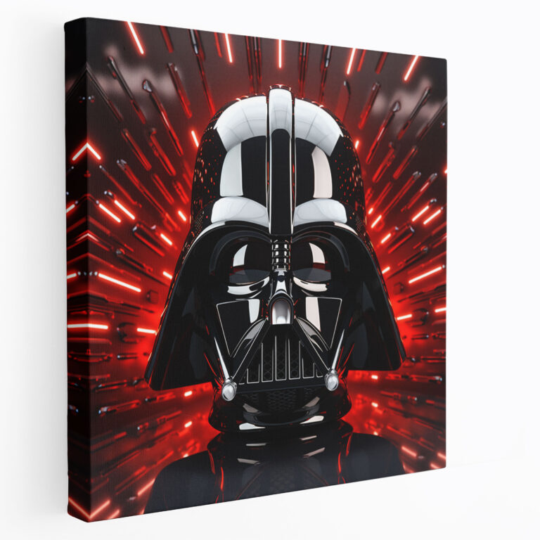 Darth Vader 3D Canvas Print - Darth Vader, Wall Art, Darth Vader, 3D Rendering