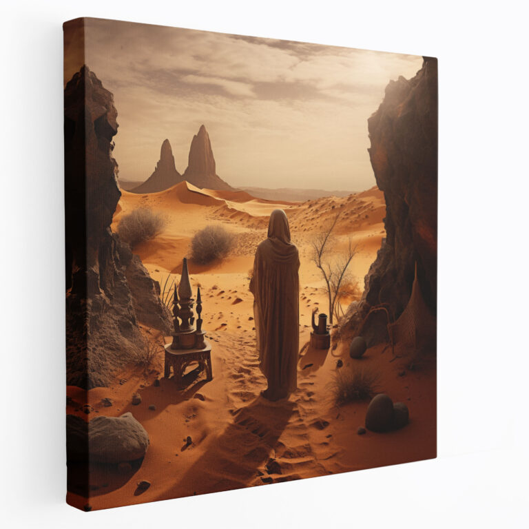 Majestic Desert Dunes Wall Art - Desert, Desert Wall Decoration, Canvas, Canvas Wall Art