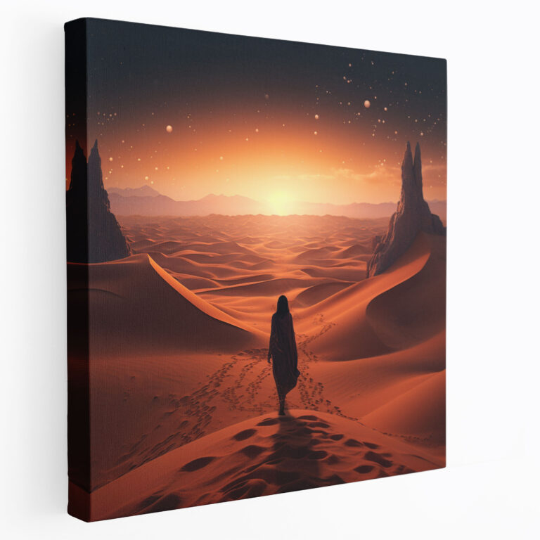 Desert Adventure Canvas Print - Desert, Desert Wall Decoration, Canvas Wall Art, Canvas