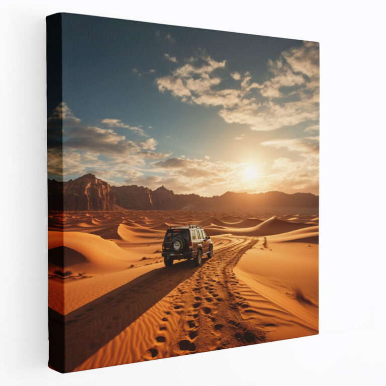 Desert Caves Exploration Canvas Print - Desert, Desert Wall Art, Home Decoration, Desert Wall Decoration
