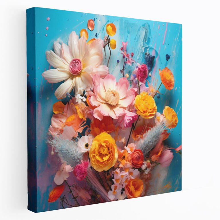 Contemporary Dry Flower Canvas Print - Dry Flower, Dry Flower, Canvas, Canvas Print