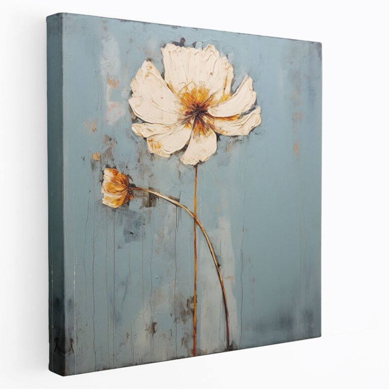 Modern Dry Flower Canvas Print - Dry Flower, Modern Twist, Canvas Wall Art, Canvas Print