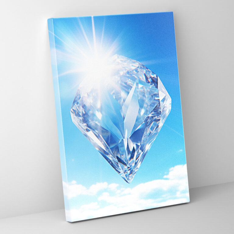 Diamond Wall Decoration - Diamond, Majestic Diamond, Canvas, Canvas Wall Art