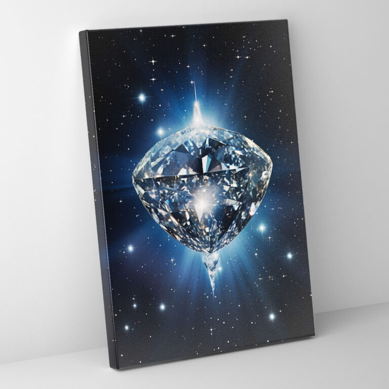 Diamond Canvas Print - Diamond, Wall Art, Stars, Canvas Wall Art