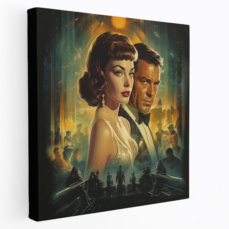 Dope Retro Movie Poster Canvas Print - Dope, Wall Art, Retro Art, Movie Poster