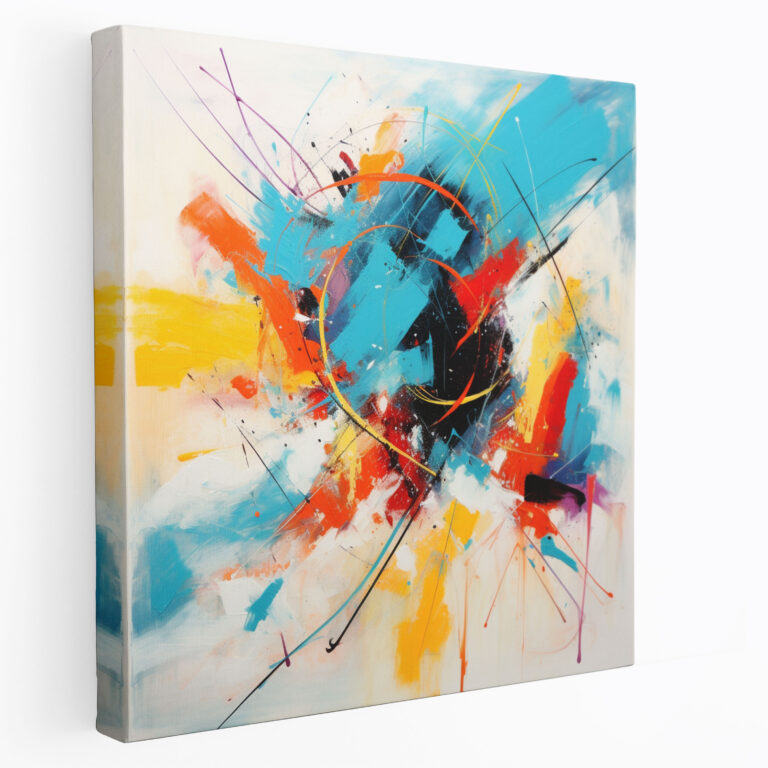 Dope Abstract Canvas Print - Dope, Contemporary Painting, Wall Art, Dope