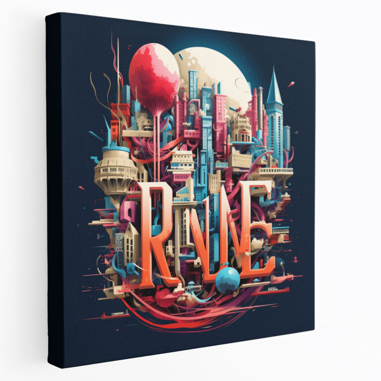 Dope Typography Canvas Print - Dope, Wall Decoration, Dope, Home Decoration