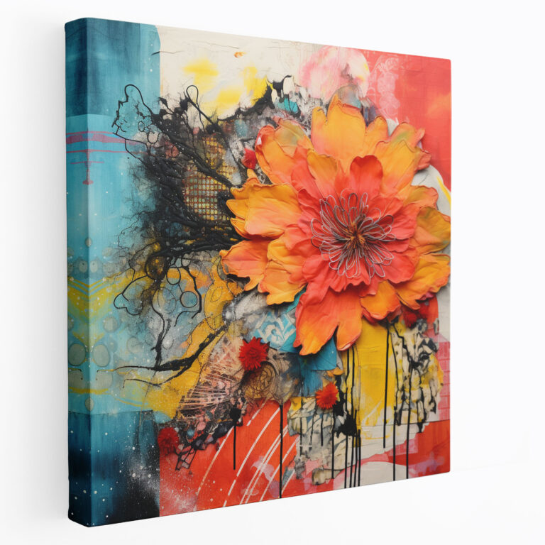Dope Abstract Canvas Print - Dope, Intricate Textures, Visual Delight, Dope