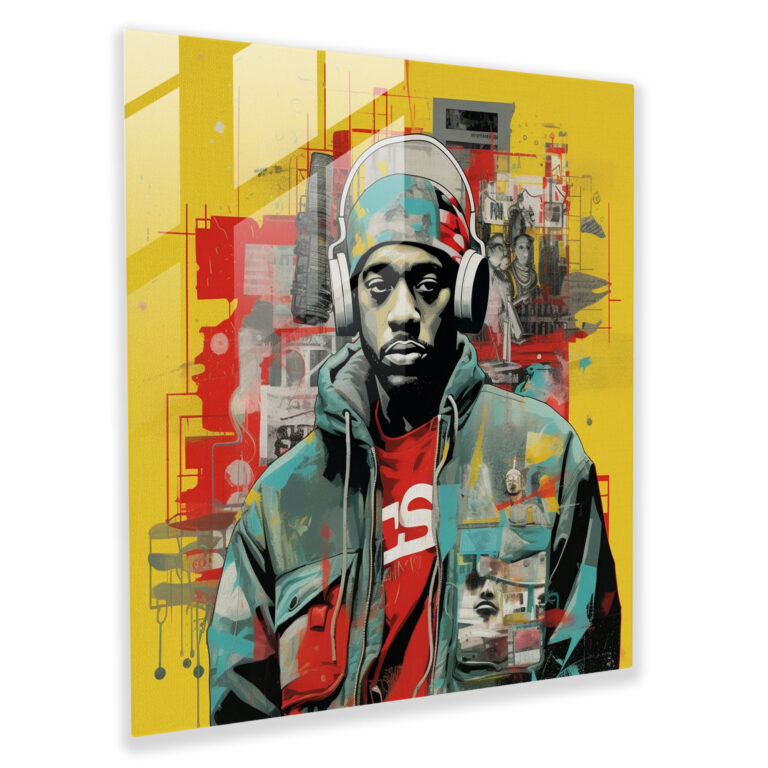 Dope Culture Glass Print - Dope, Wall Decoration, Glass Art, Graffiti Art