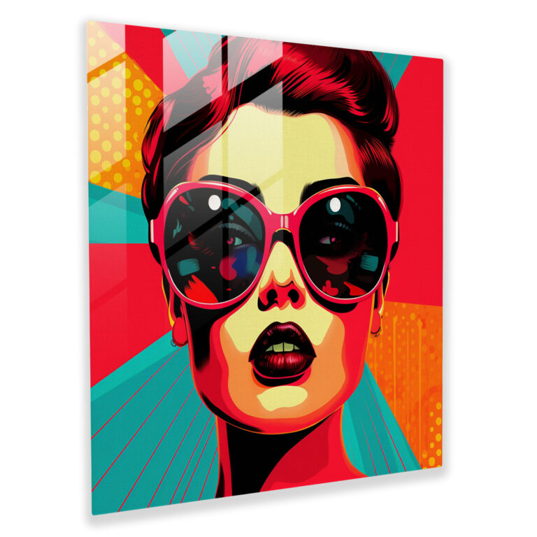 Dope Pop Glass Print - Dope, Glass Wall Art, Dope, Modern Art