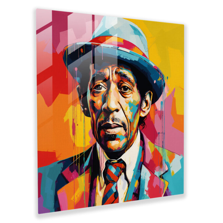 Dope Pop Art Glass Print - Dope, Glass Print, Pop Art Portrait, Modern Art