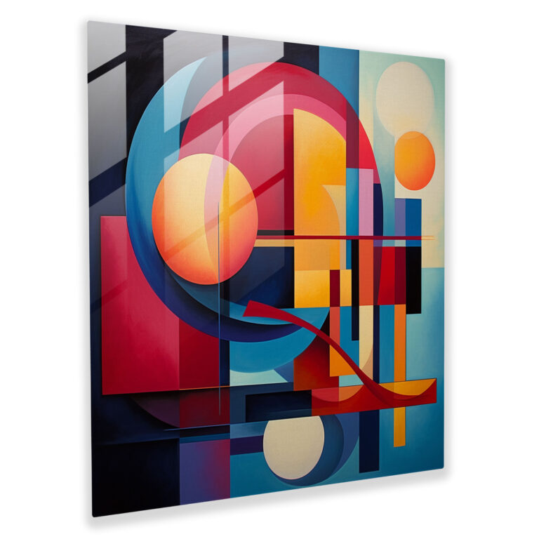 Dope Geometric Glass Print - Dope, Home Decoration, Wall Decoration, Glass Art