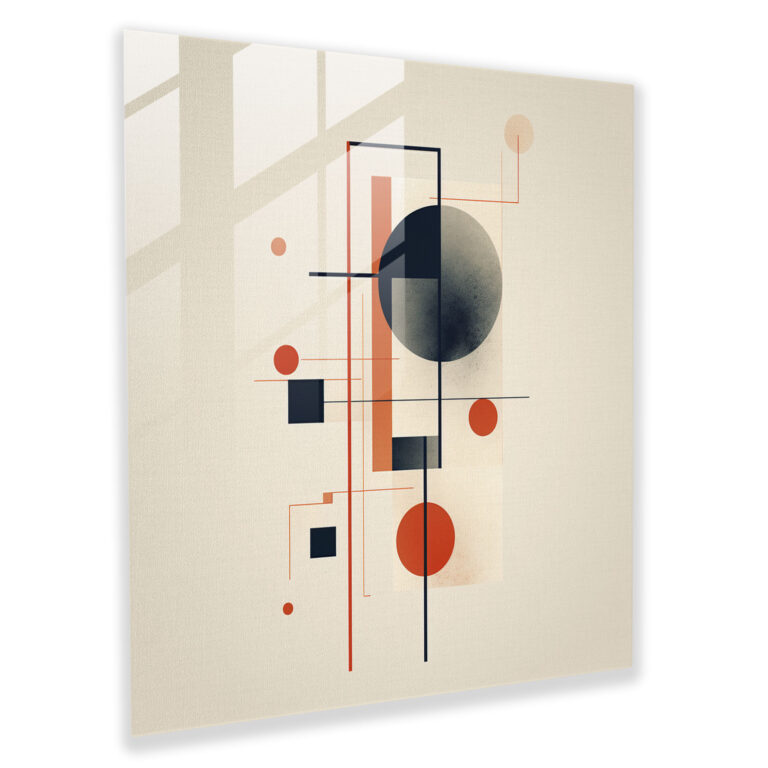 Dope Minimalist Geometric Glass Print - Dope, Geometric, Minimalist, Elegance