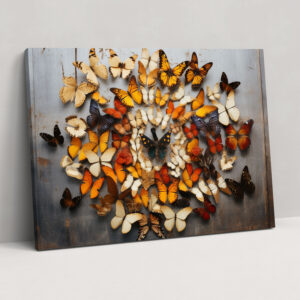 Dried Butterflies Photorealistic Collection Canvas Print - Dried Butterflies, Dried Butterflies Photorealistic Collection, Canvas, Wall Decoration