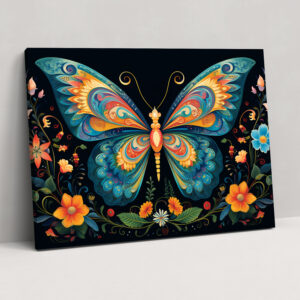 Whimsical Butterfly Wall Art - Dried Butterflies, Home Decoration, Butterflies, Intricate Patterns