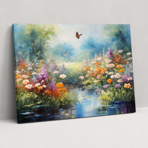 Butterflies Canvas Wall Art - Dried Butterflies, Butterflies, Oil Painting, Canvas