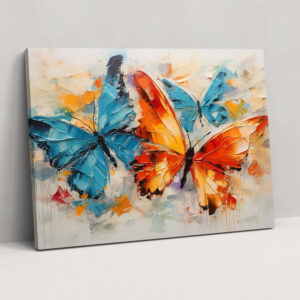 Expressive Butterflies Wall Art - Dried Butterflies, Butterflies, Wall Decoration, Dynamic