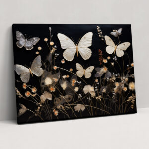 Dried Butterflies Photorealistic Collection Canvas Print - Dried Butterflies, Home Decoration, Wall Art, Canvas
