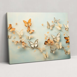 Dried Butterflies Photorealistic Collection Wall Art - Dried Butterflies, Home Decoration, Dried Butterflies Photorealistic Collection, Serene Ambiance