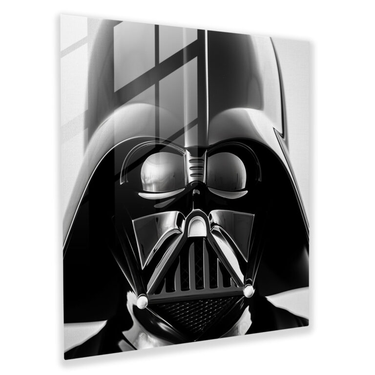 Darth Vader Glass Print - Darth Vader, Glass Art, Home Decoration, Iconic Design