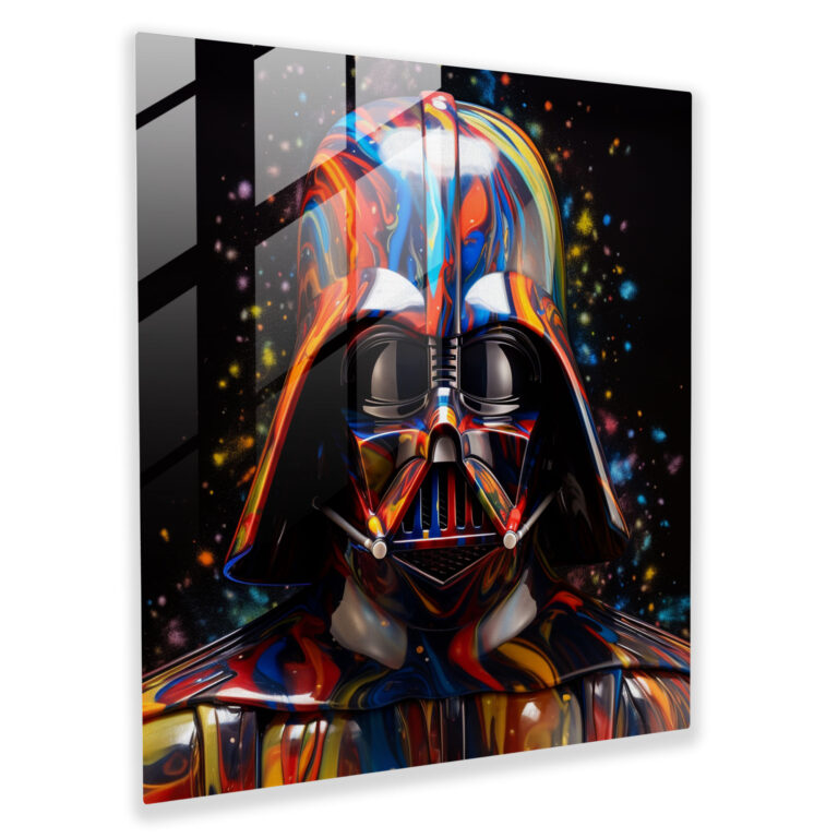 Darth Vader Glass Print - Darth Vader, Wall Decoration, Glass Wall Art, Glass Art