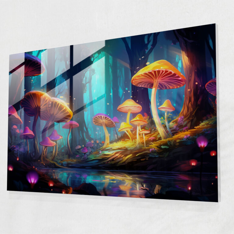 Earth Modern Art - Earth, Colorful Trees, Earth, Wall Decoration