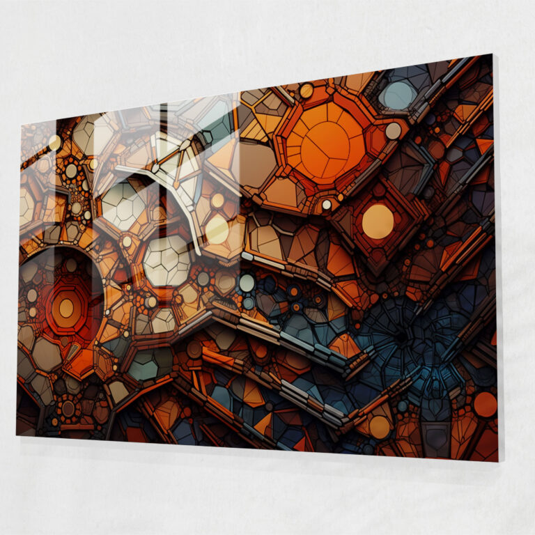 Earth Formation Glass Print - Earth, Glass Wall Art, Modern Art, Wall Decoration