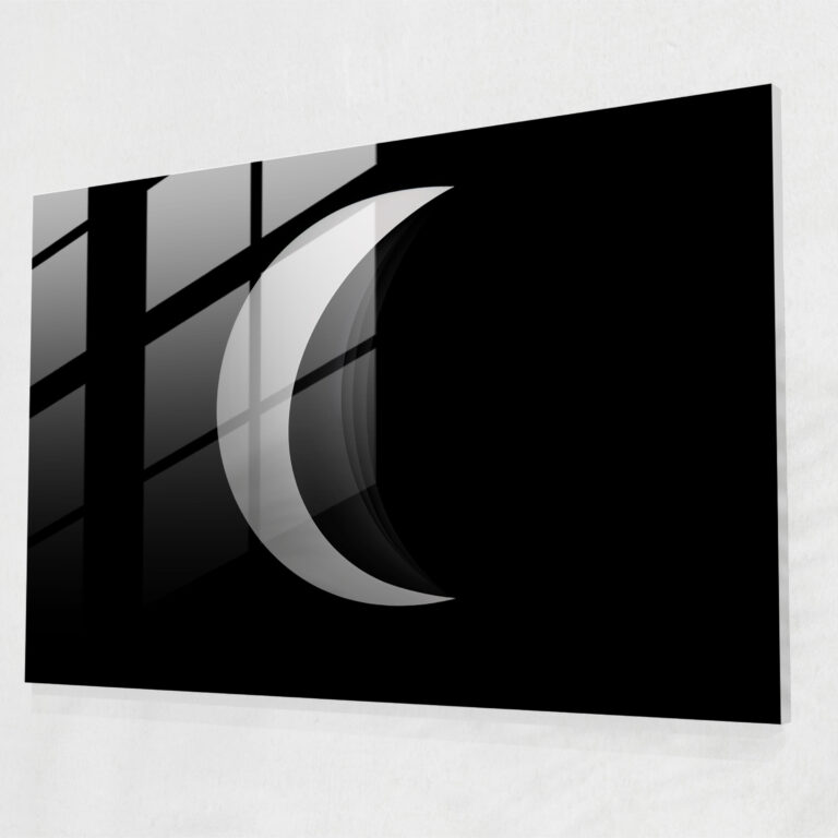 Moon Modern Art - Earth, Graphic Design, Contrasting Black And White, Modern Art