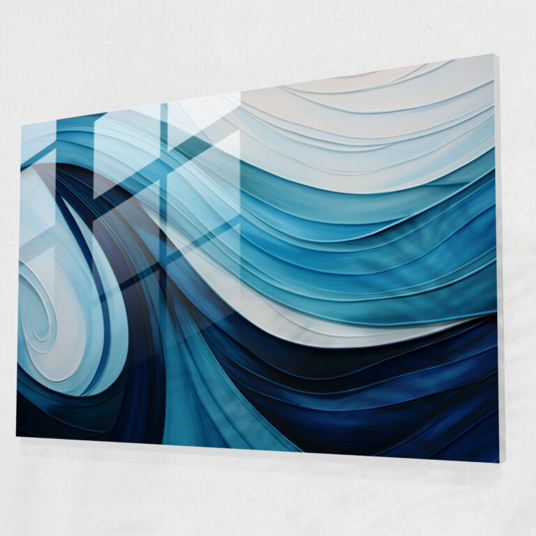Saturn Glass Print - Earth, Glass Print, Modern Art, Home Decoration