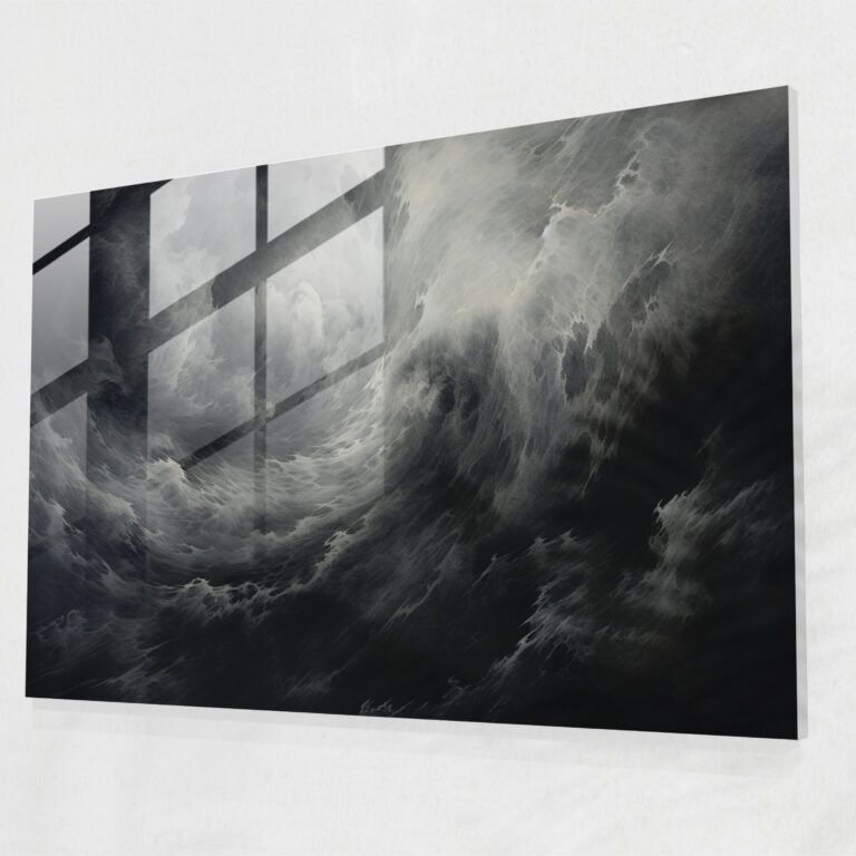 Jupiter Dynamics Glass Print - Earth, Wall Decoration, Atmospheric Dynamics, Glass Wall Art