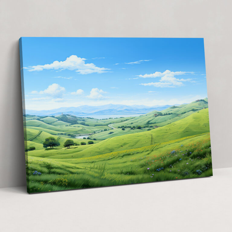 Serene Earth Wall Art - Earth, Wall Decoration, Earth Wall Art, Home Decoration