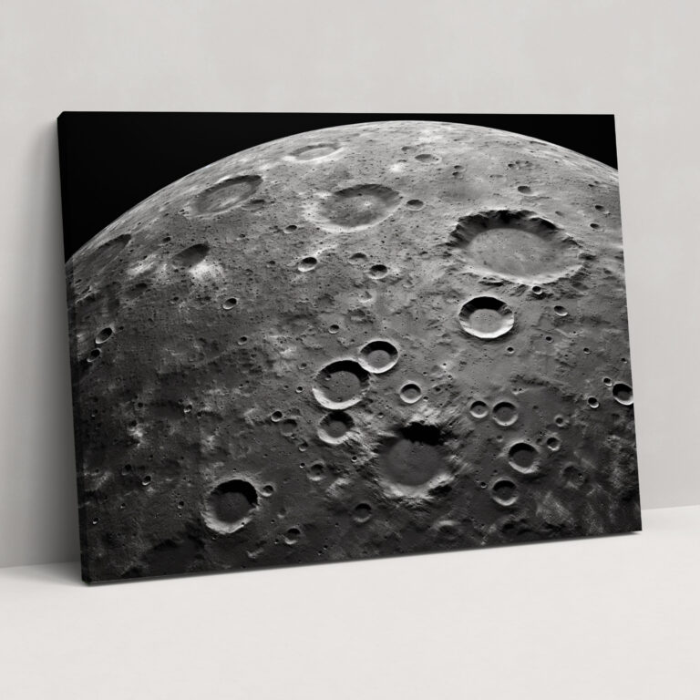 Lunar Textures Canvas Print - Earth, Wall Art, Canvas, Home Decoration