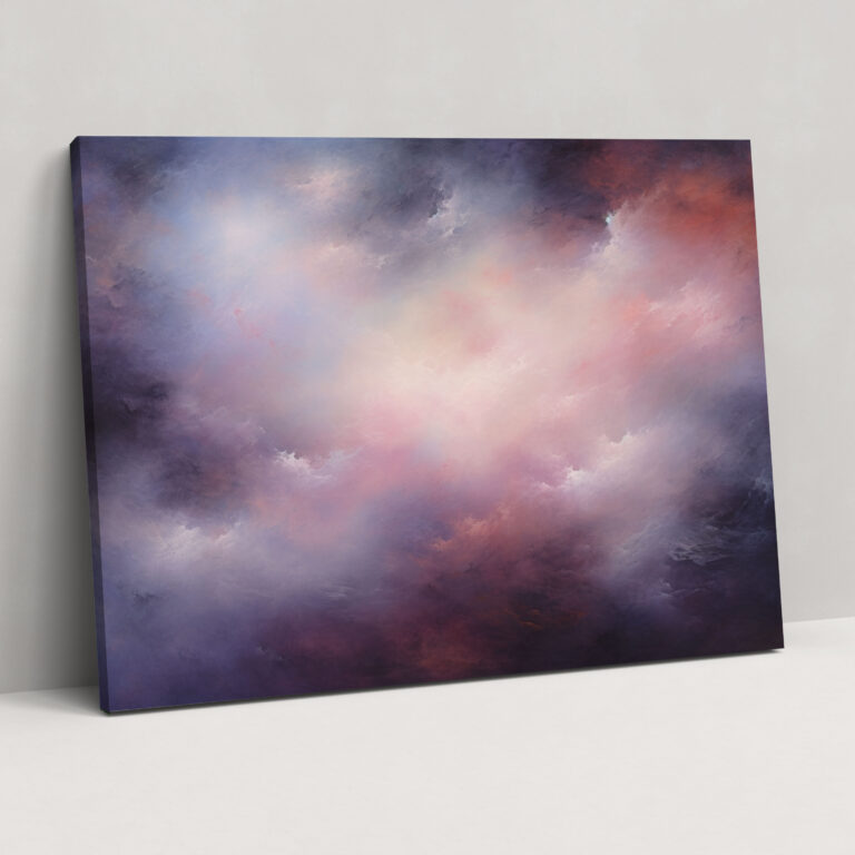Dreamy Galaxy Impressionist Print - Earth, Home Decoration, Galaxy, Wall Art