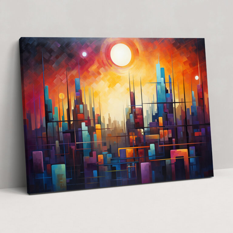 Mars Abstract Canvas Print - Earth, Home Decoration, Canvas, Wall Art