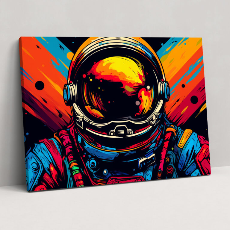 Pop Art Mars Wall Art - Earth, Canvas Wall Art, Home Decoration, Wall Decoration