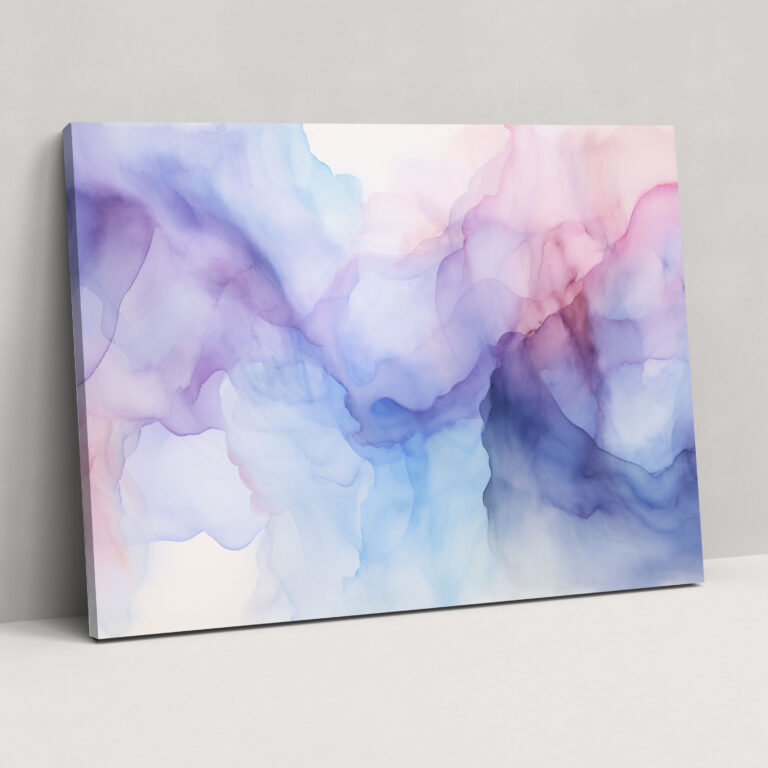 Dreamy Mars Landscapes Canvas Print - Earth, Mars Landscapes, Canvas, Shades Of Blue