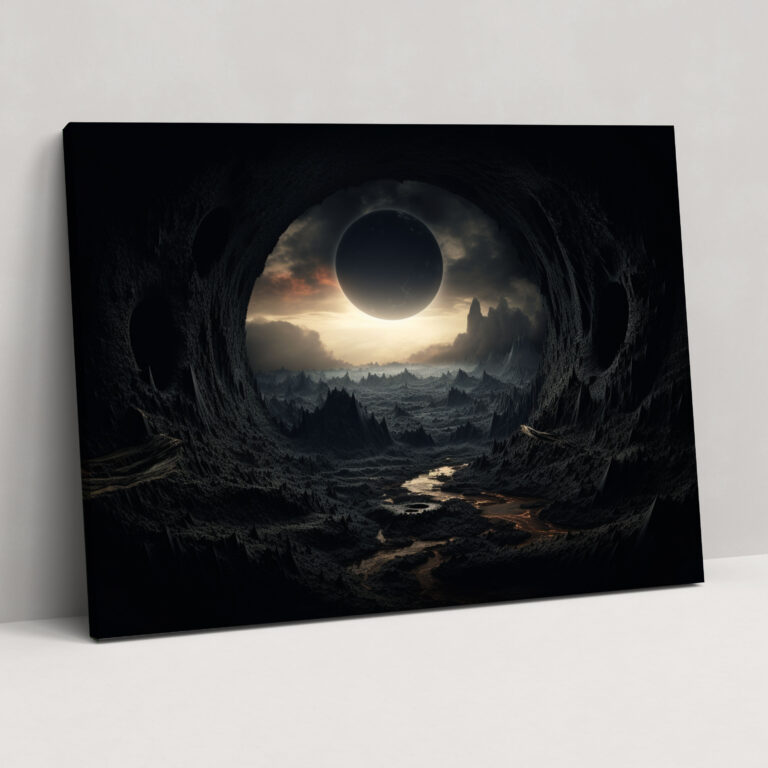 Black Hole Wall Art - Earth, Surreal Landscapes, Wall Art, Surreal Artwork