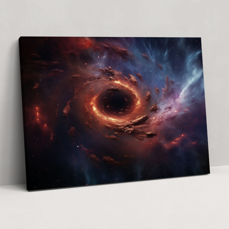 Exploratory Black Hole Wall Art - Earth, Wall Decoration, Black Hole, Home Decoration