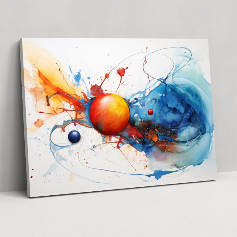 Earth Abstract Canvas Print - Earth, Home Decoration, Wall Art, Canvas Print