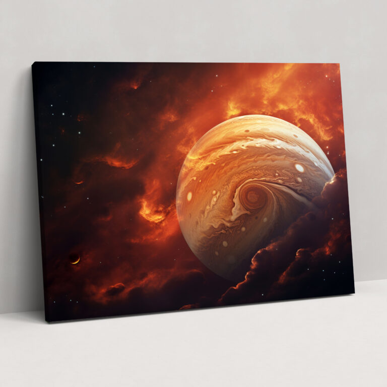 Jupiter Wall Art - Earth, Canvas Wall Art, Wall Art, Great Red Spot