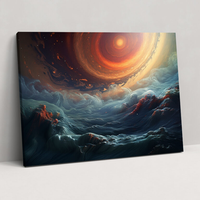Jupiter Canvas Wall Art - Earth, Wonder, Canvas Wall Art, Swirling Storms