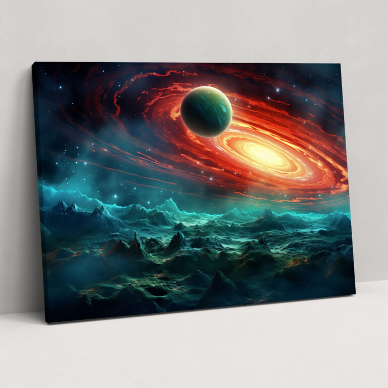 Jupiter Canvas Print - Celestial Vista - Earth, Canvas Print, Wall Decoration, Cosmos