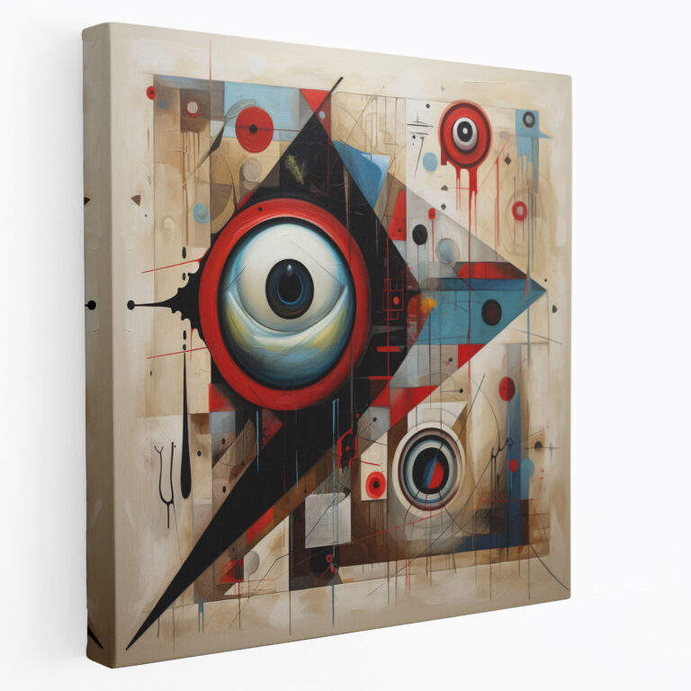 Evil Eye Bead Canvas Print - Evil Eye Bead, Wall Art, Canvas Wall Art, Canvas Print
