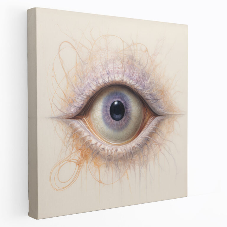 Evil Eye Bead Canvas Print - Evil Eye Bead, Canvas Wall Art, Canvas, Wall Decoration