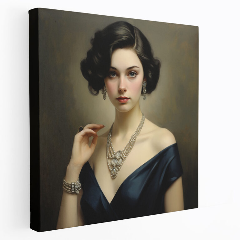 Classic Evil Eye Bead Canvas Print - Evil Eye Bead, Home Decoration, Canvas, Evil Eye Bead