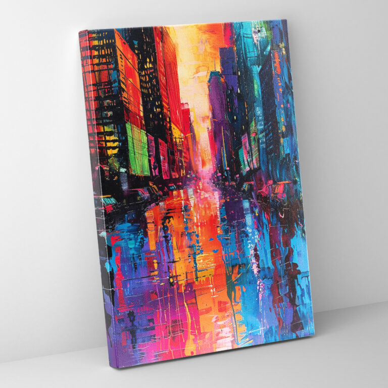 City Pulse Wall Art - Expressionism, Home Decoration, Expressionism, Wall Decoration
