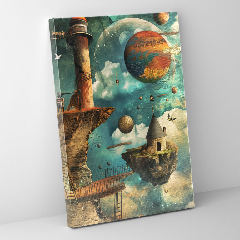 Dreamwalker Wall Art - Expressionism, Canvas Wall Art, Wall Decoration, Home Decoration